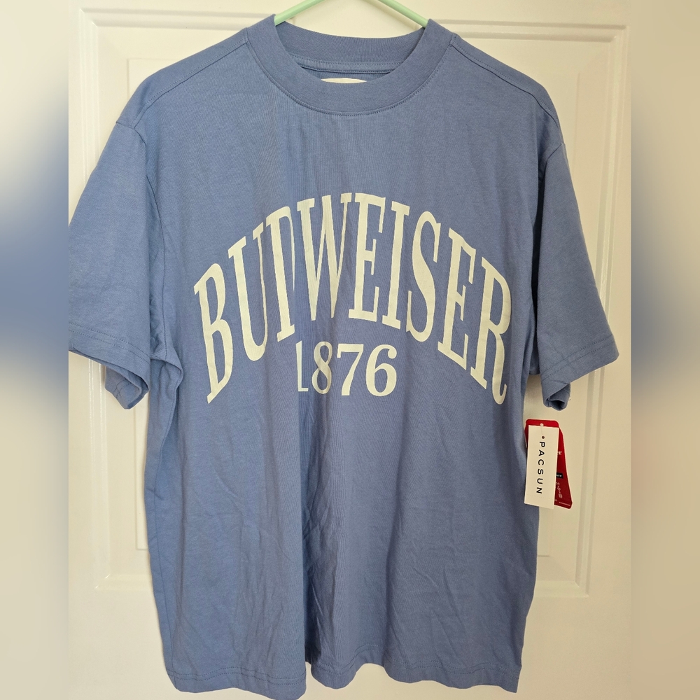 Budweiser 1876 Blue T-Shirt Medium NWT